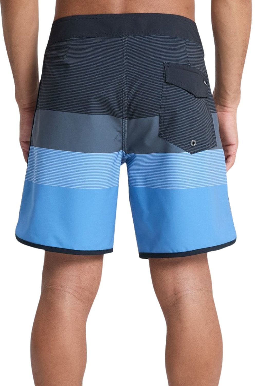 Badeshorts Quiksilver Surfsilk Scallop 18 - KVJ7/Black Tijuana - men´s