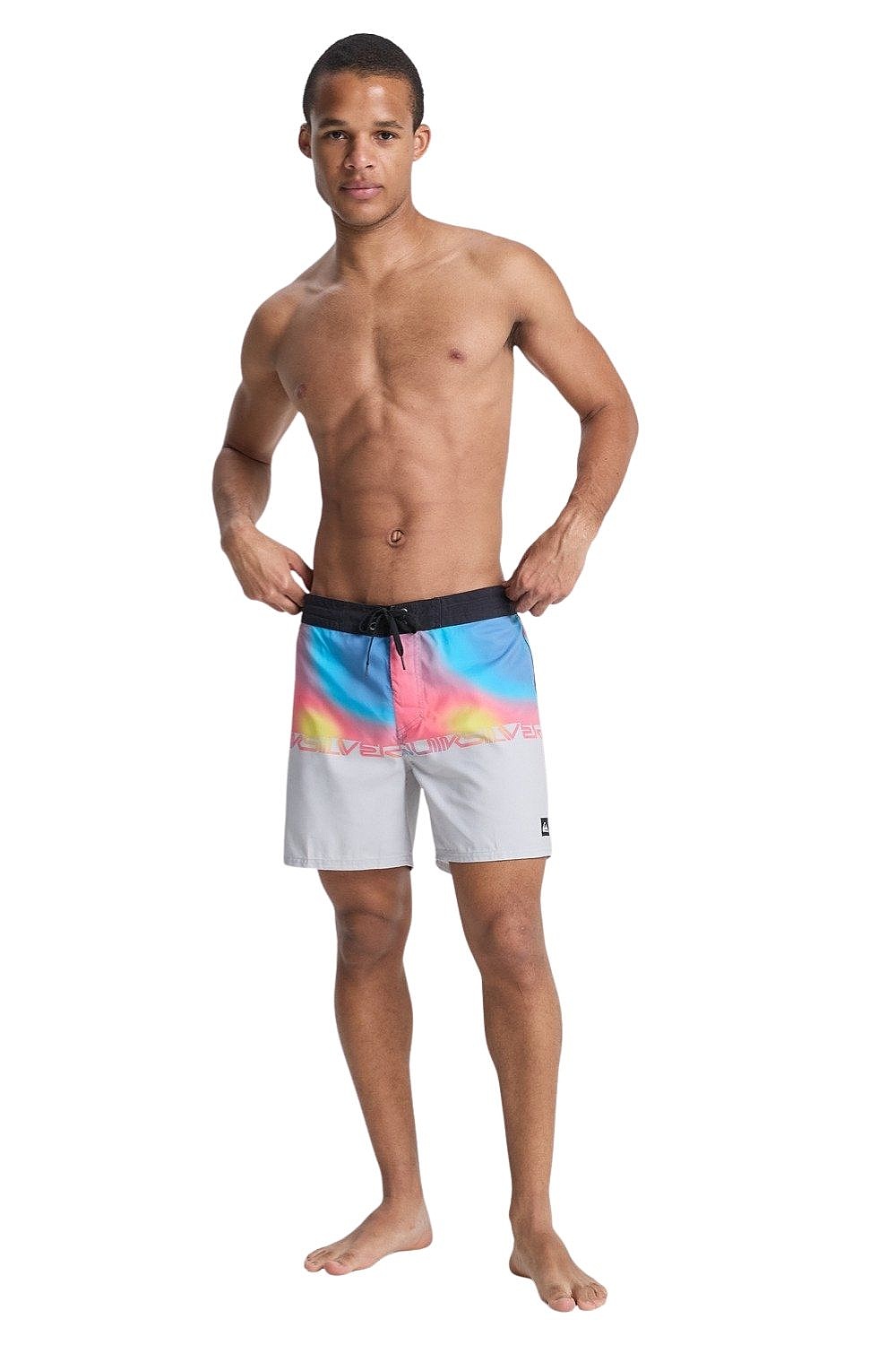 szorty kąpielowe Quiksilver Everyday Half Jam 16 - SZH6/Microchip Wordblock - men´s