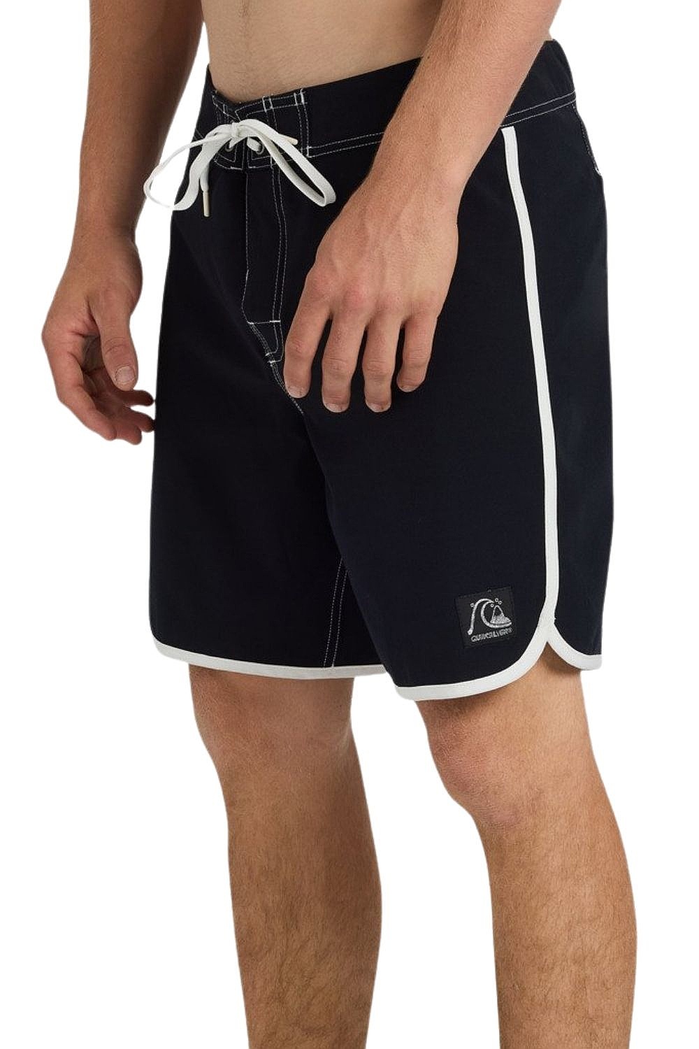 swimming shorts Quiksilver Original Scallop 18 - KVJ0/Black - men´s