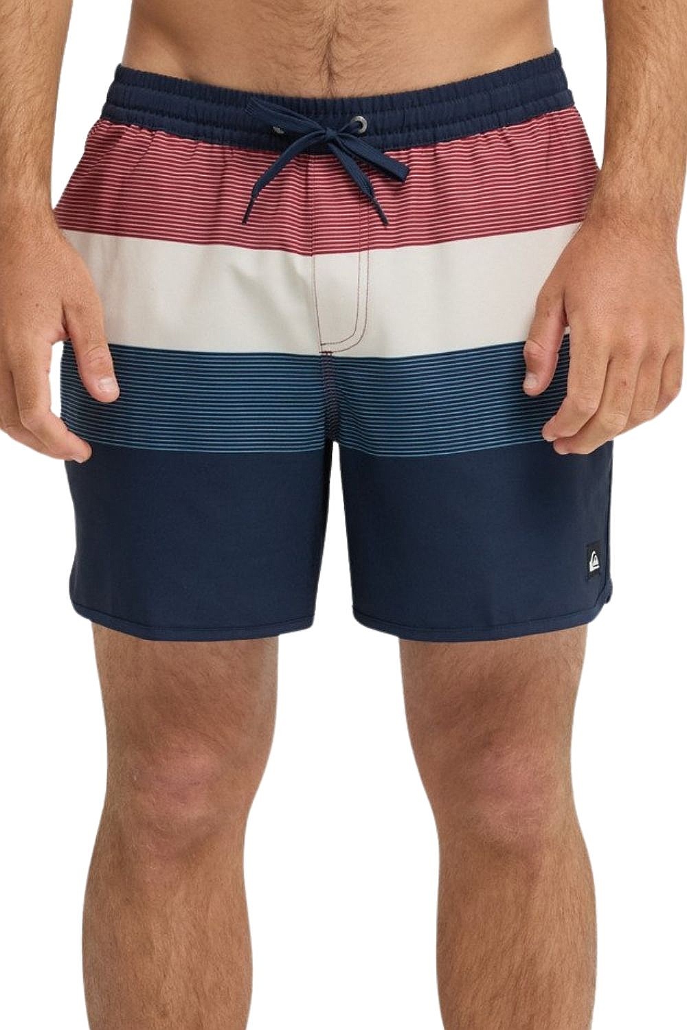 swimming shorts Quiksilver Stretch Scallop Volley 16 - KTP7/Dark Navy Tijuana - men´s