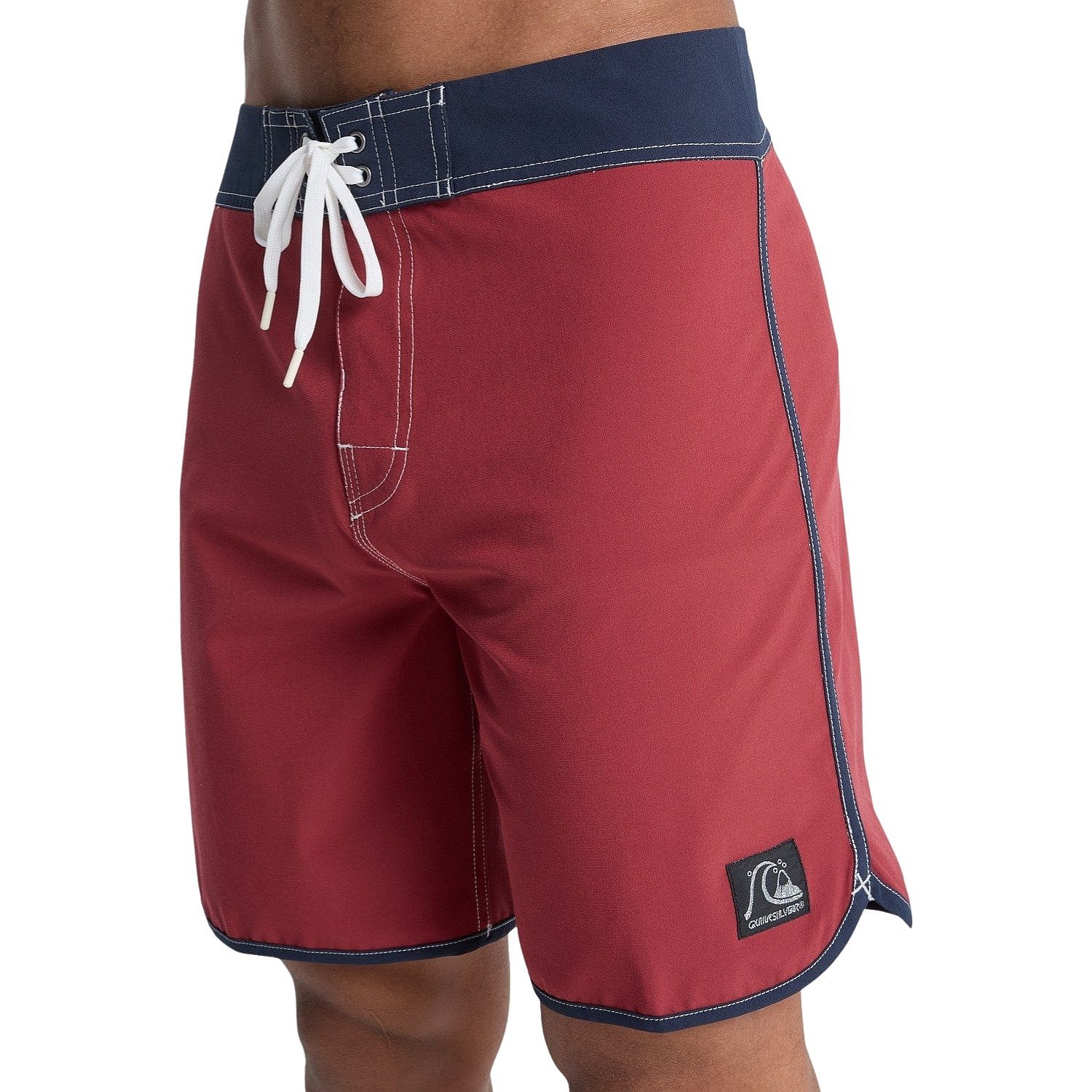 swimming shorts Quiksilver Original Scallop 18 - RQZ0/Burnt Russet - men´s