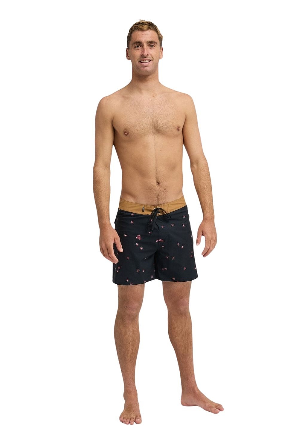 swimming shorts Quiksilver Surfsilk Kaimana Printed 16 - KVJ7/Black Fallen Blossom - men´s