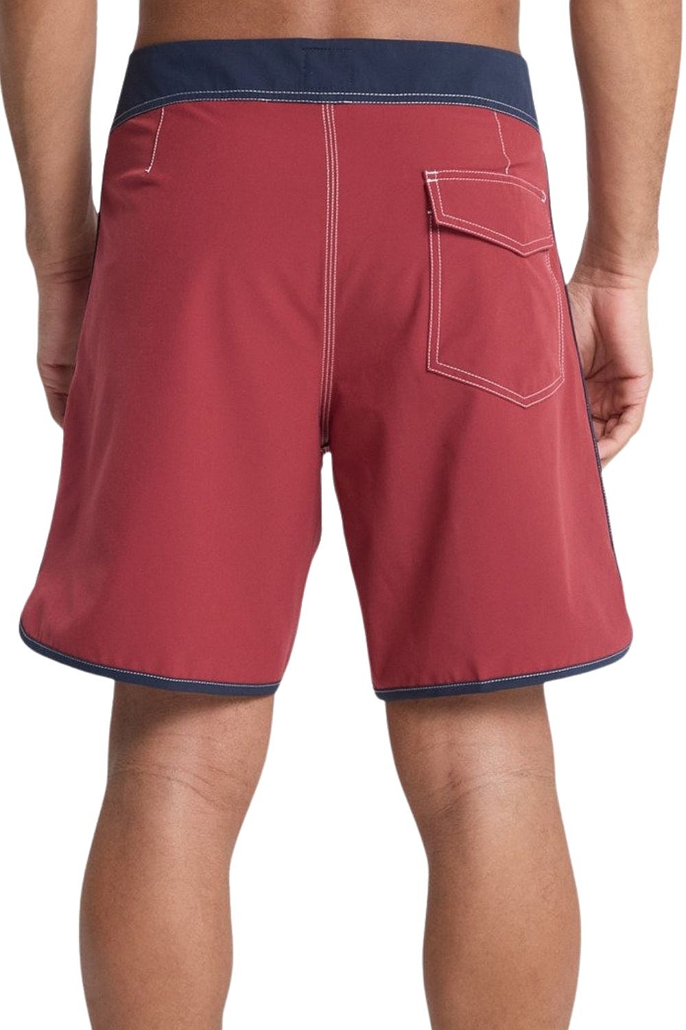 swimming shorts Quiksilver Original Scallop 18 - RQZ0/Burnt Russet - men´s