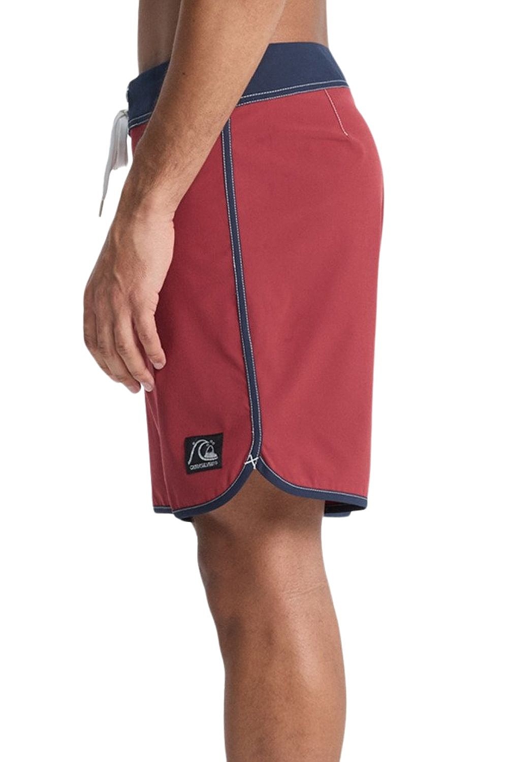 swimming shorts Quiksilver Original Scallop 18 - RQZ0/Burnt Russet - men´s