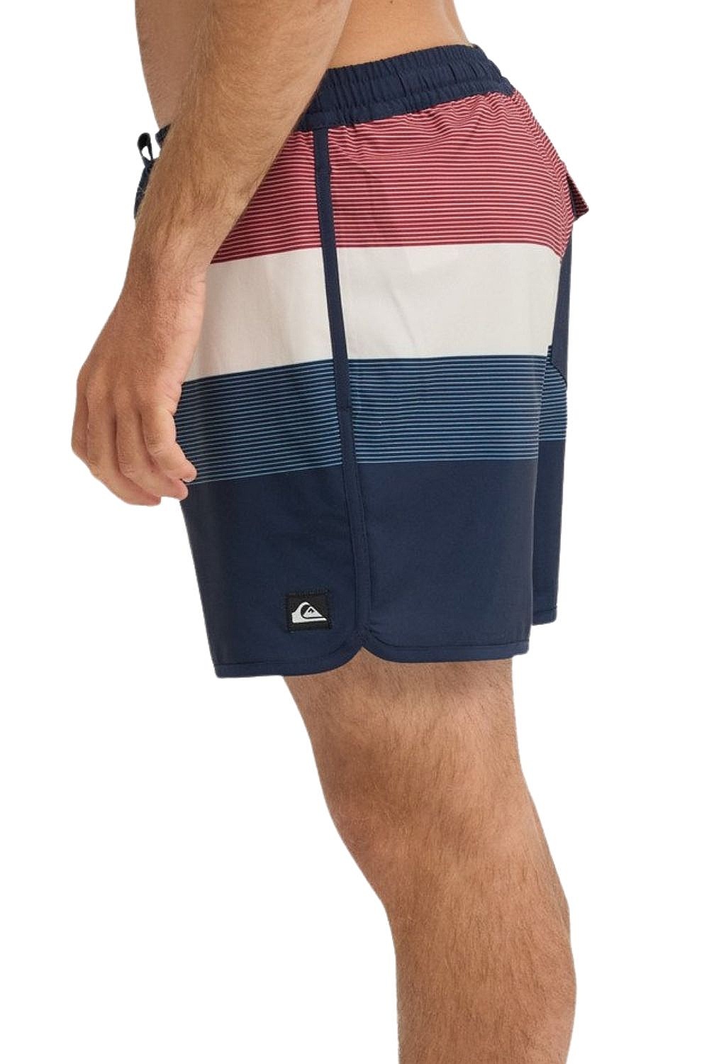swimming shorts Quiksilver Stretch Scallop Volley 16 - KTP7/Dark Navy Tijuana - men´s