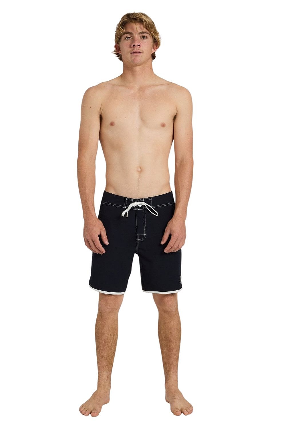 swimming shorts Quiksilver Original Scallop 18 - KVJ0/Black - men´s