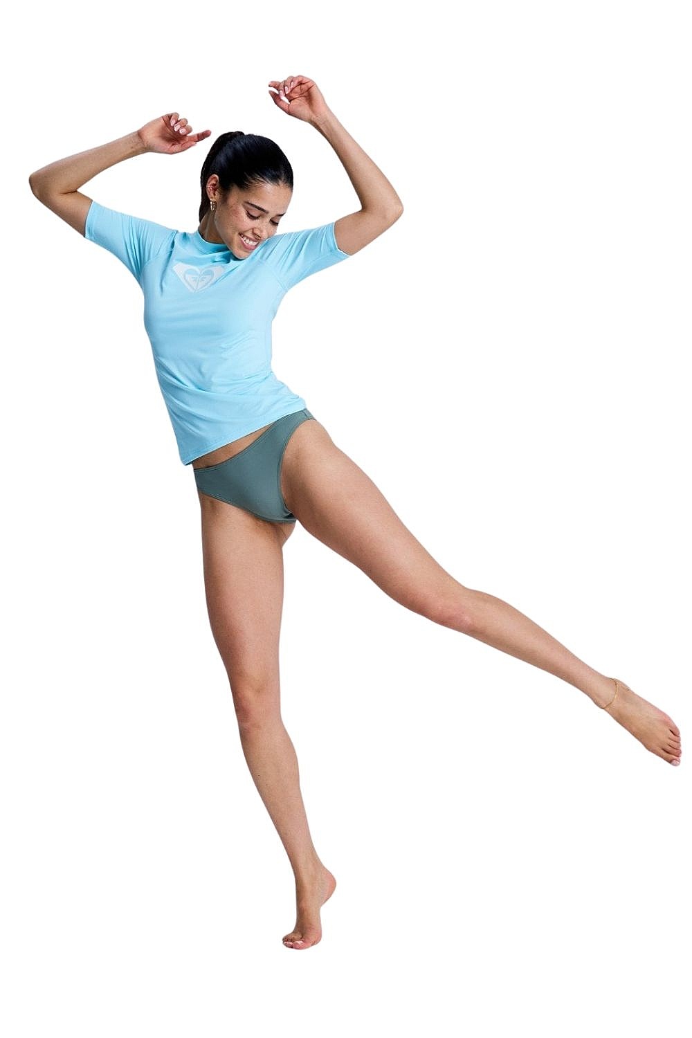 T-Shirt Roxy Whole Hearted - GCZ1/Tanager Turquoise - women´s
