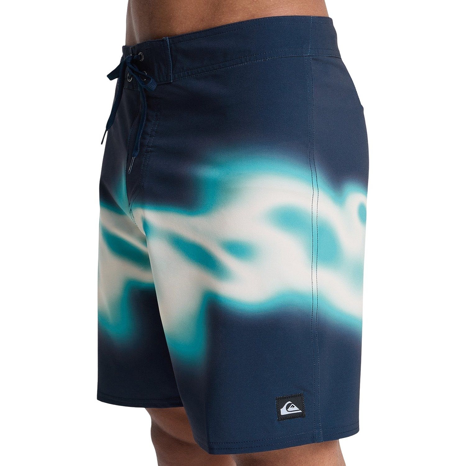 swimming shorts Quiksilver Surfsilk Straight 18 - KTP7/Dark Navy Thermo Stripe - men´s