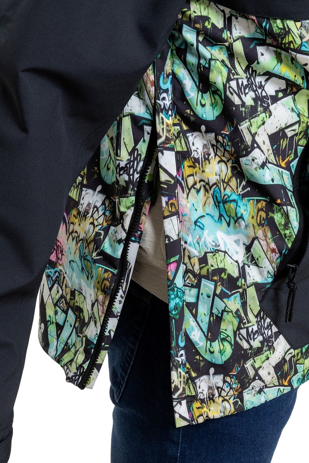 Jacke Meatfly Garen - Black/Graffiti - men´s