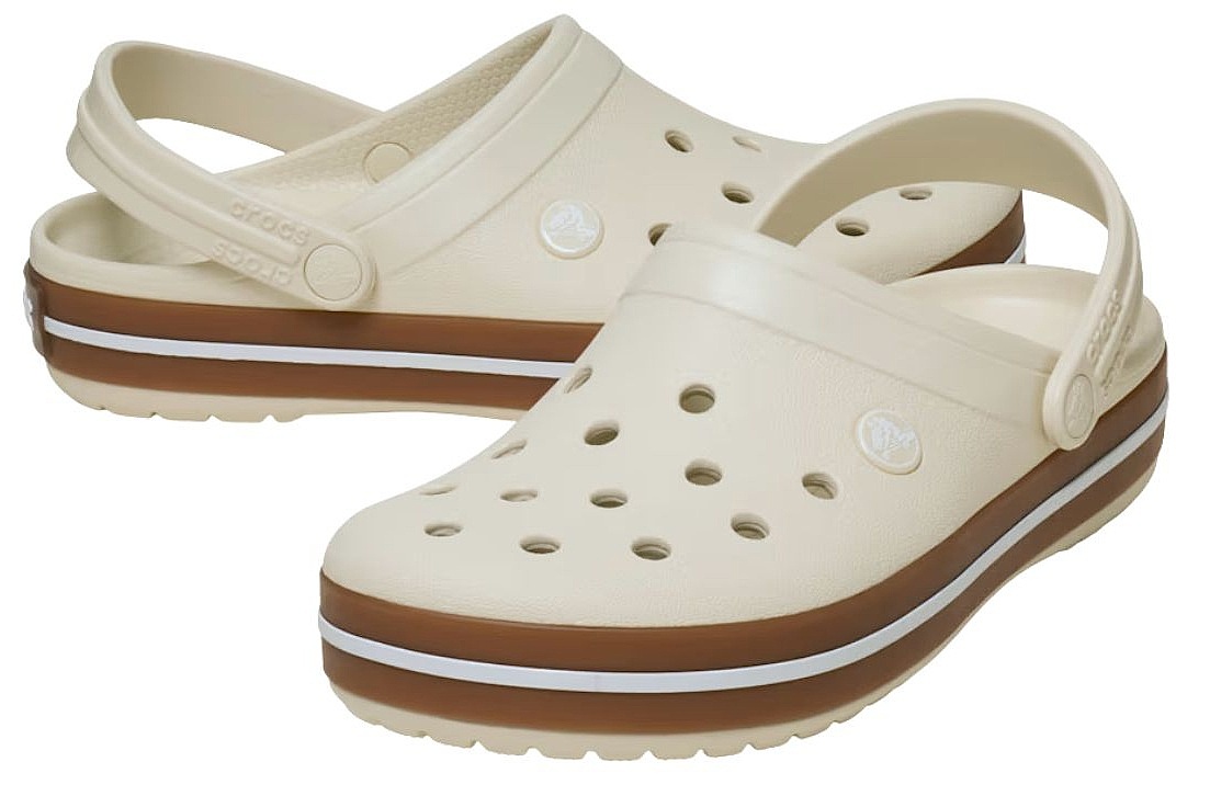 Schuhe Crocs Crocband Gum Clog - Summit White