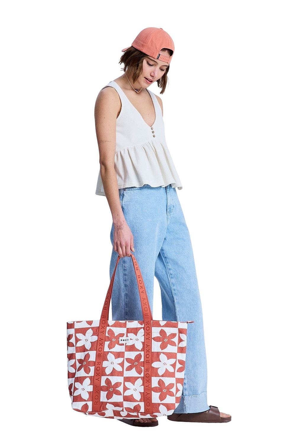 bag Roxy Gold Dust Girl Tote - NNB6/Ginger Spice Flora - women´s