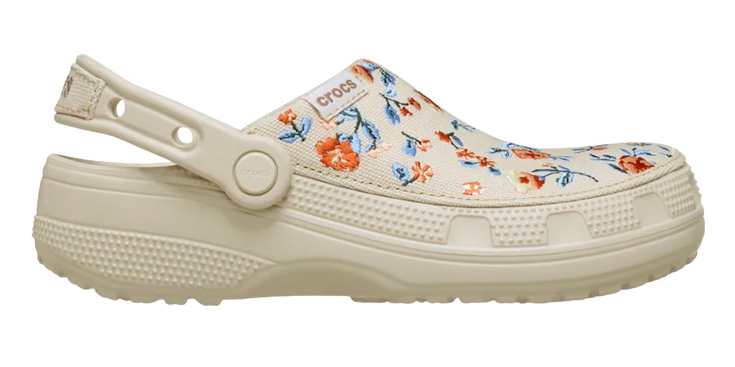 Schuhe Crocs Classic Crafted Floral Clog - Frappe
