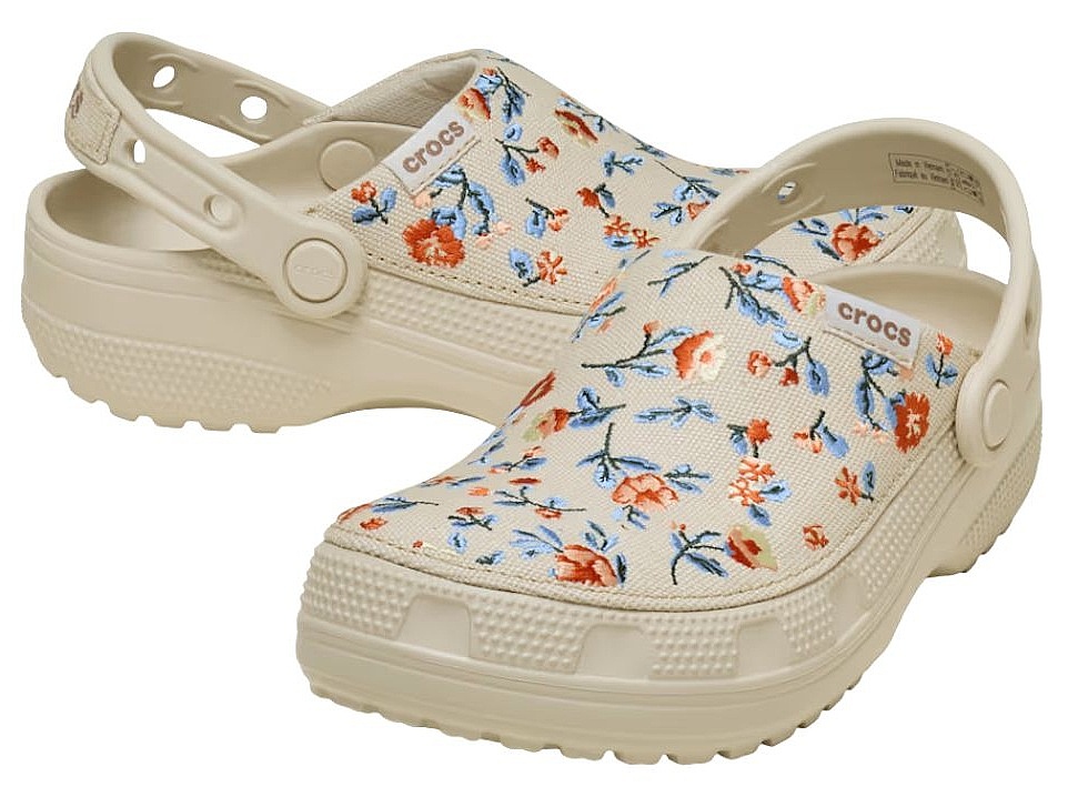 Schuhe Crocs Classic Crafted Floral Clog - Frappe