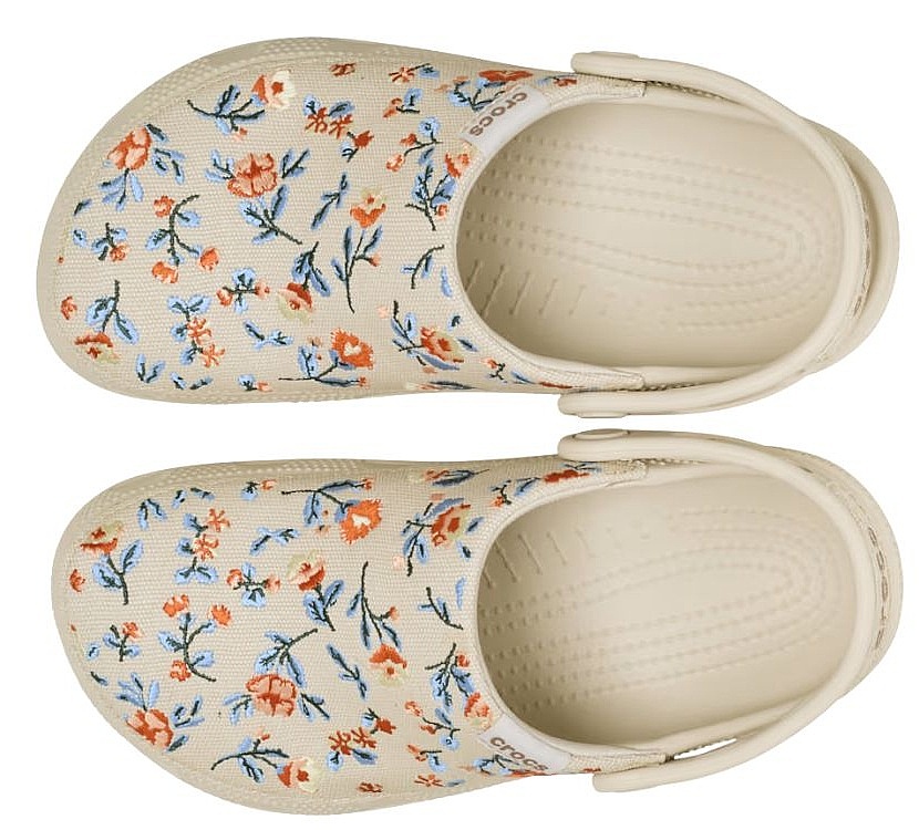 Schuhe Crocs Classic Crafted Floral Clog - Frappe