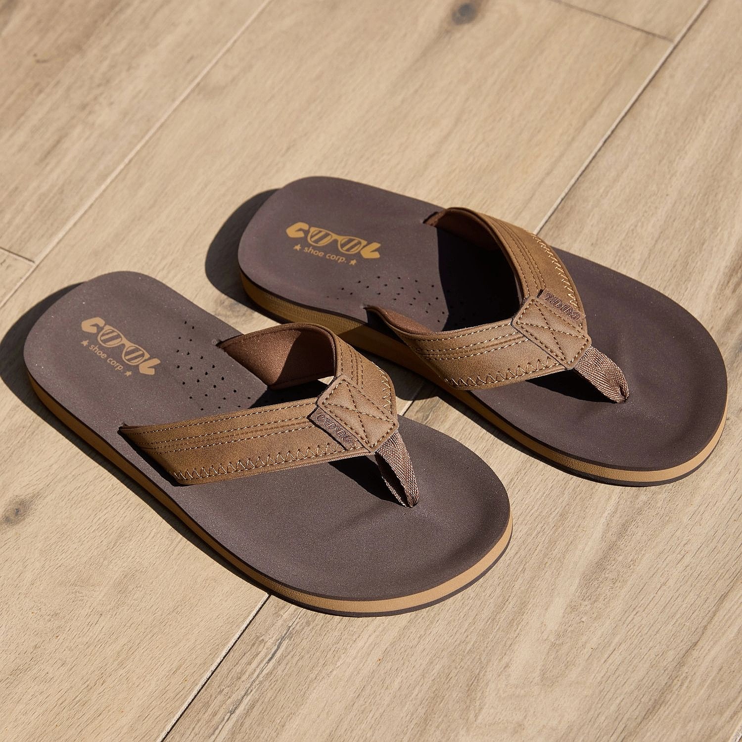 Flip-Flops Cool Shoe Cloud 2 - Brown - men´s