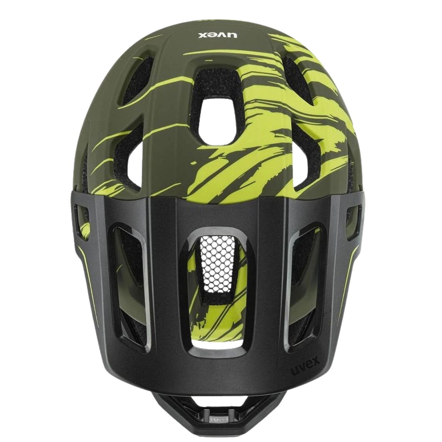 Helm Uvex React Jr. Fullface - Dark Olive Matt - unisex junior