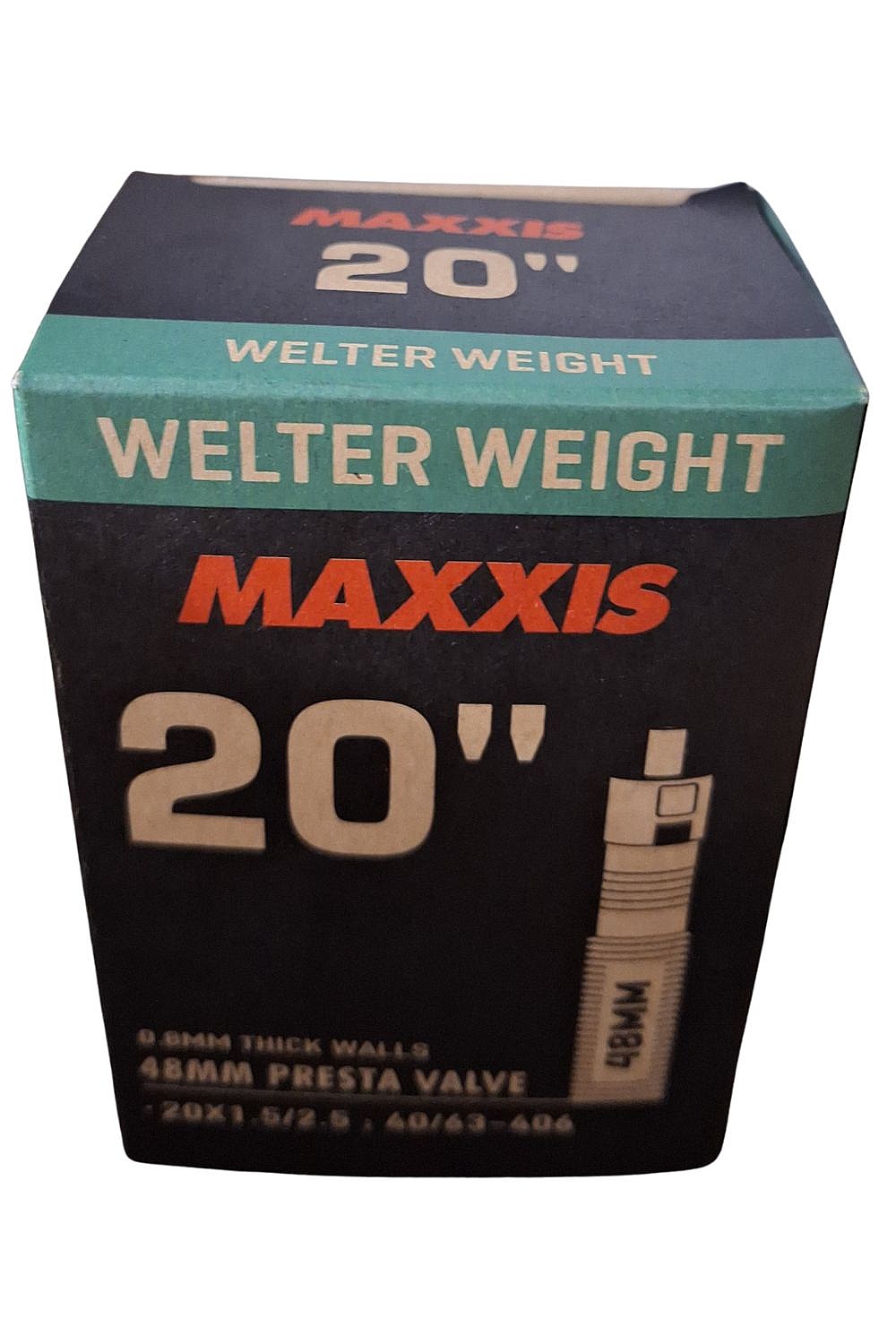 dętka  Maxxis Welter Weight Gal-FV 48mm 20"x1.5"-2.5" - Black