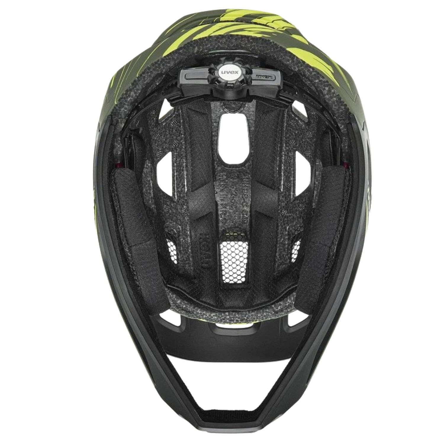 Helm Uvex React Jr. Fullface - Dark Olive Matt - unisex junior