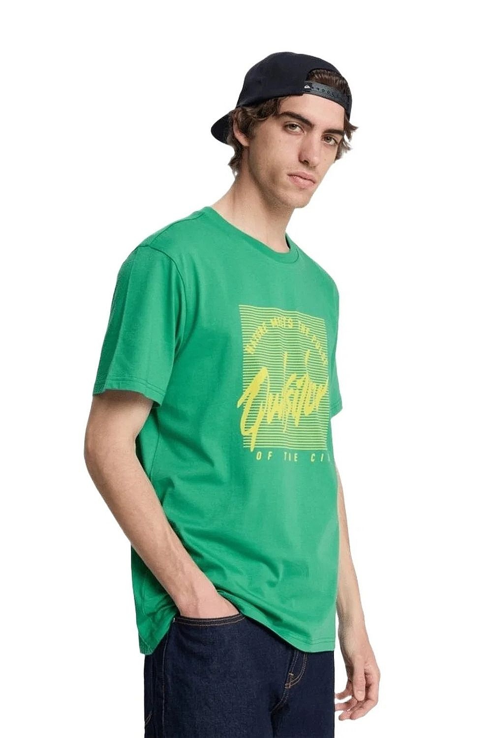 T-Shirt Quiksilver Retro Mood - GNZ0/Leprechaun - men´s
