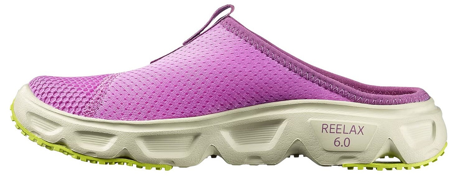 Schuhe Salomon Reelax Slide 6.0 W - Iris Orchid/Aspargus Green/Acid Lime - women´s