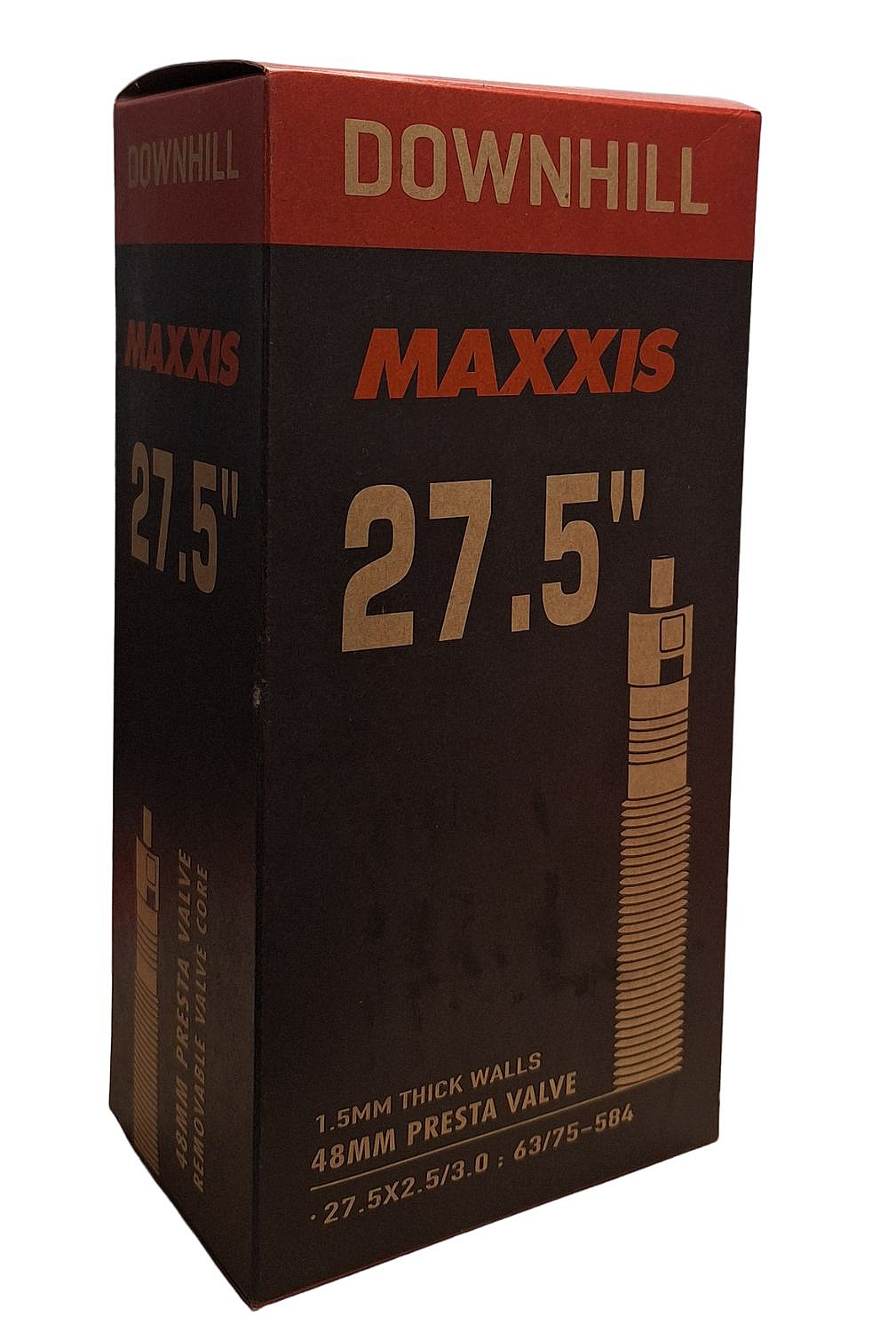 dętka  Maxxis Downhill Gal-FV 48mm 27.5"x2.5"-3.0" - Black