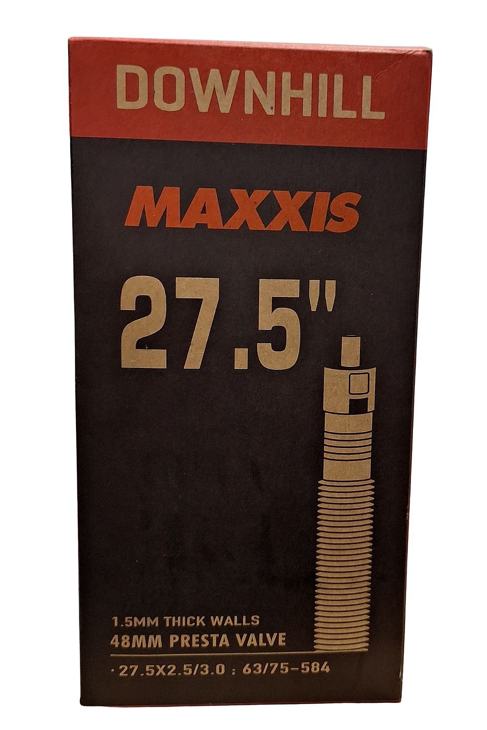 dętka  Maxxis Downhill Gal-FV 48mm 27.5"x2.5"-3.0" - Black