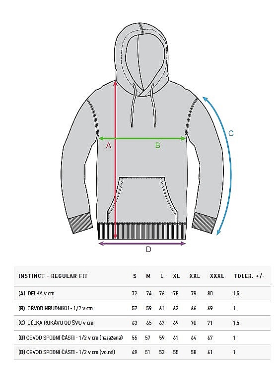 sweat-shirt Horsefeathers Instinct - Indigo - men´s