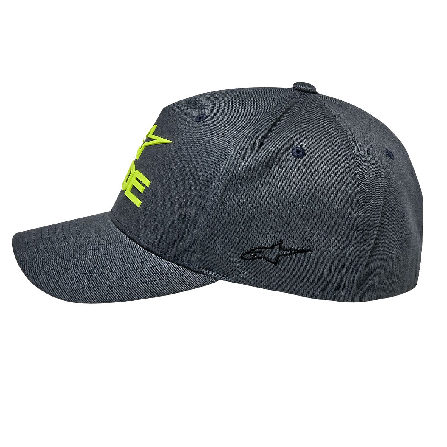 czapka z daszkiem Alpinestars Ride Sonic - Charcoal/Hi Vis Yellow - men´s