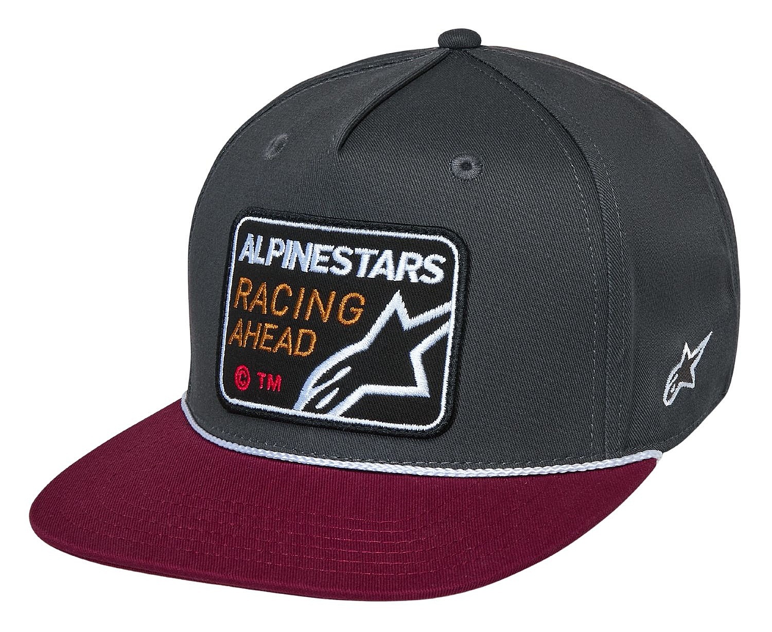 Kappe Alpinestars Intuitive Snapback - Grey/Red - men´s