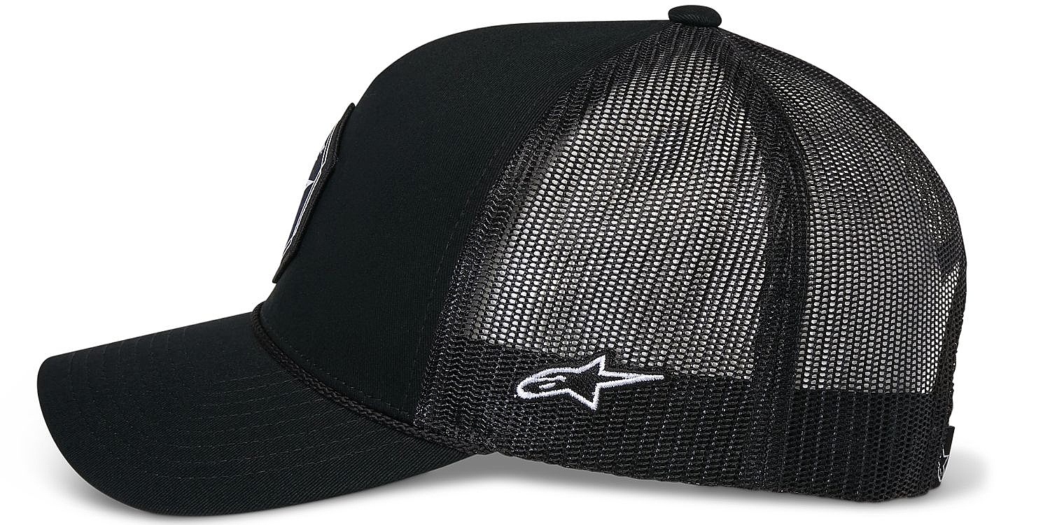 Kappe Alpinestars Hexeon Trucker - Black/Black - men´s
