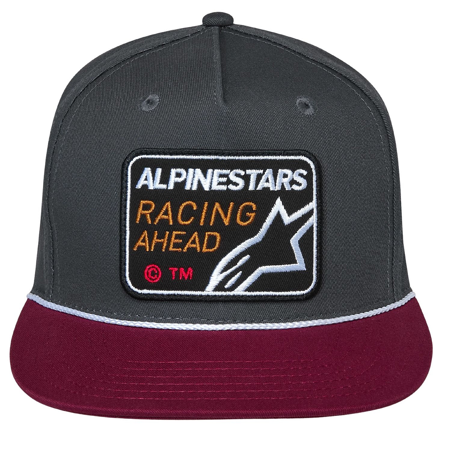 Kappe Alpinestars Intuitive Snapback - Grey/Red - men´s