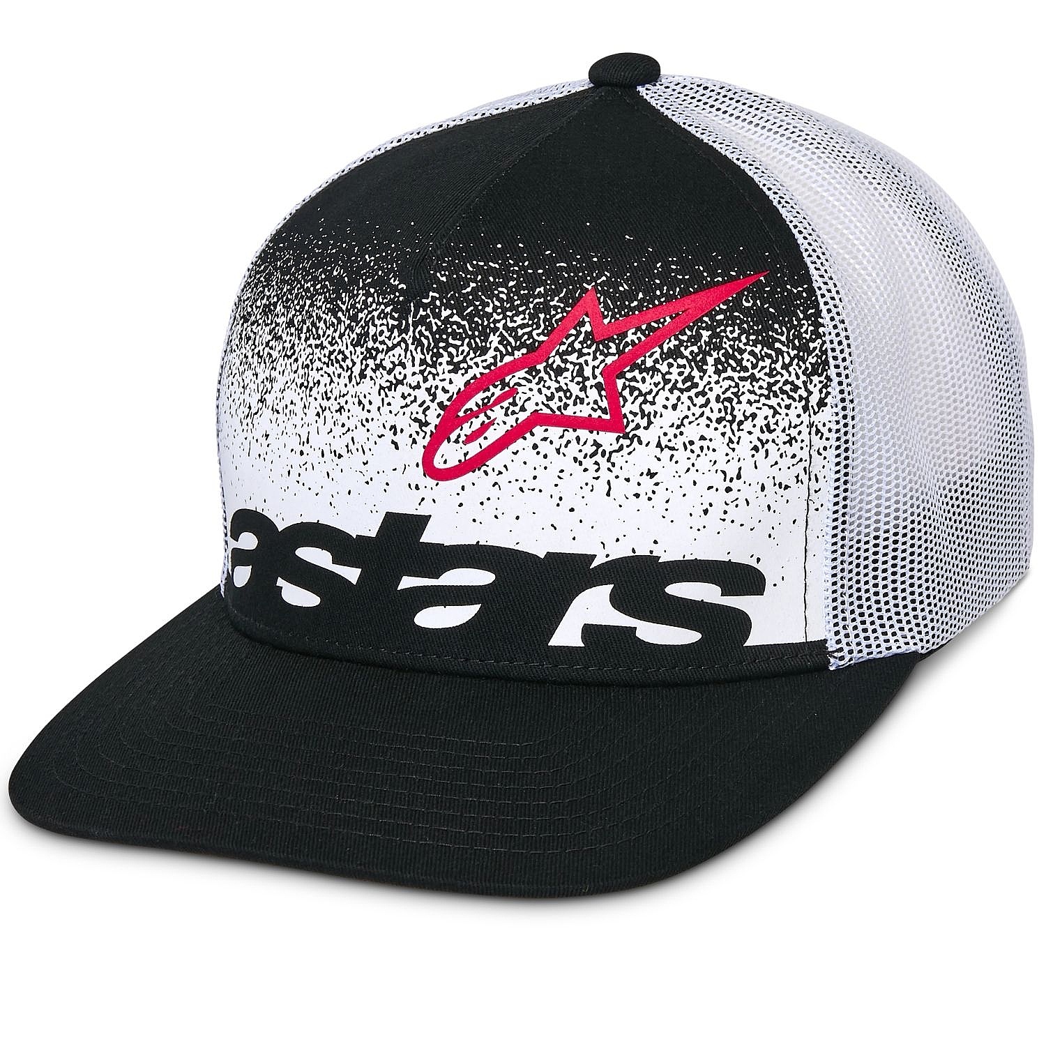czapka z daszkiem Alpinestars Component Trucker - Black/White - men´s