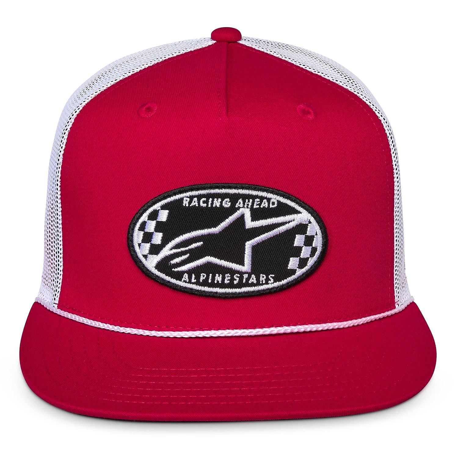 czapka z daszkiem Alpinestars Contender Trucker - Red/White - men´s