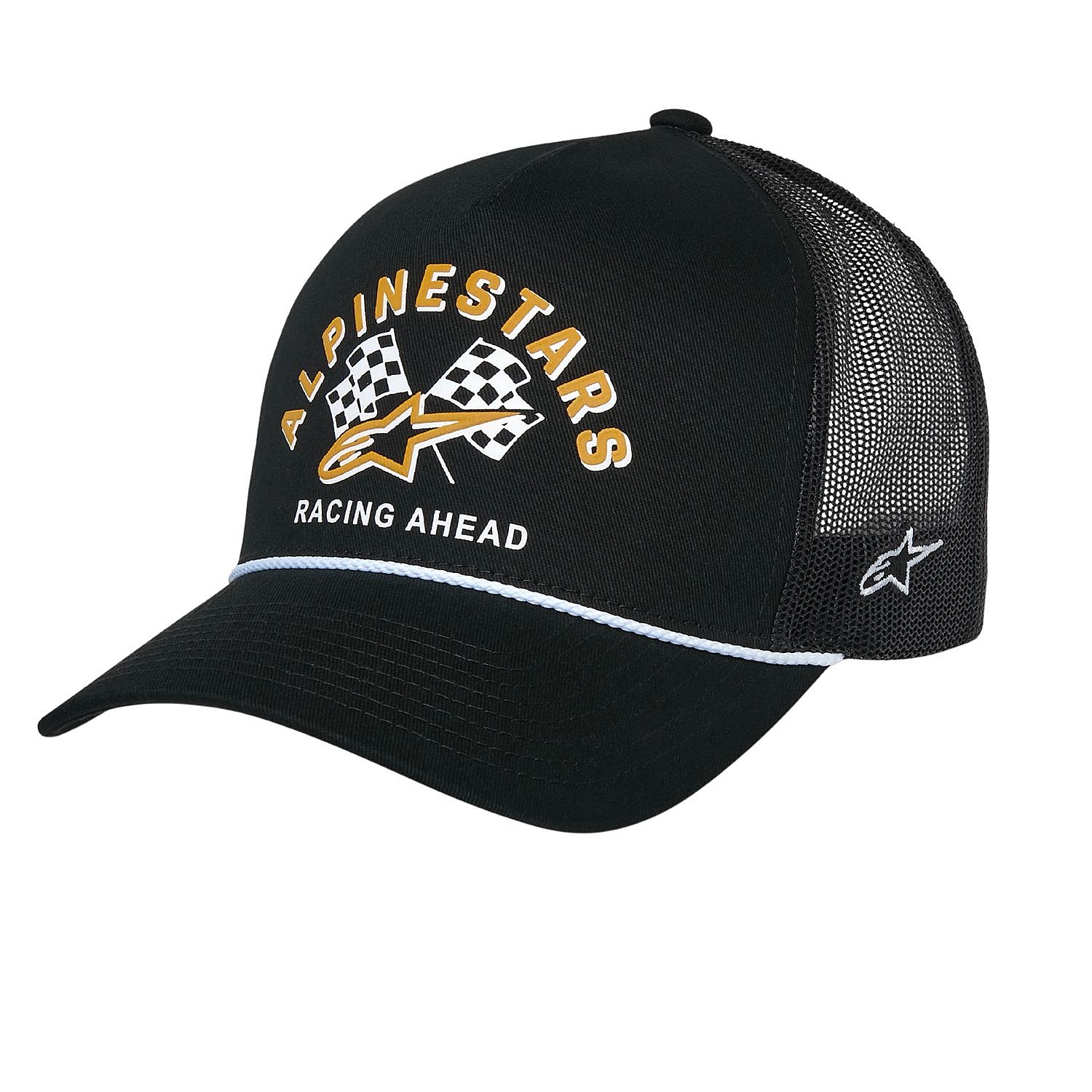 czapka z daszkiem Alpinestars Finisher Trucker - Black/Black - men´s