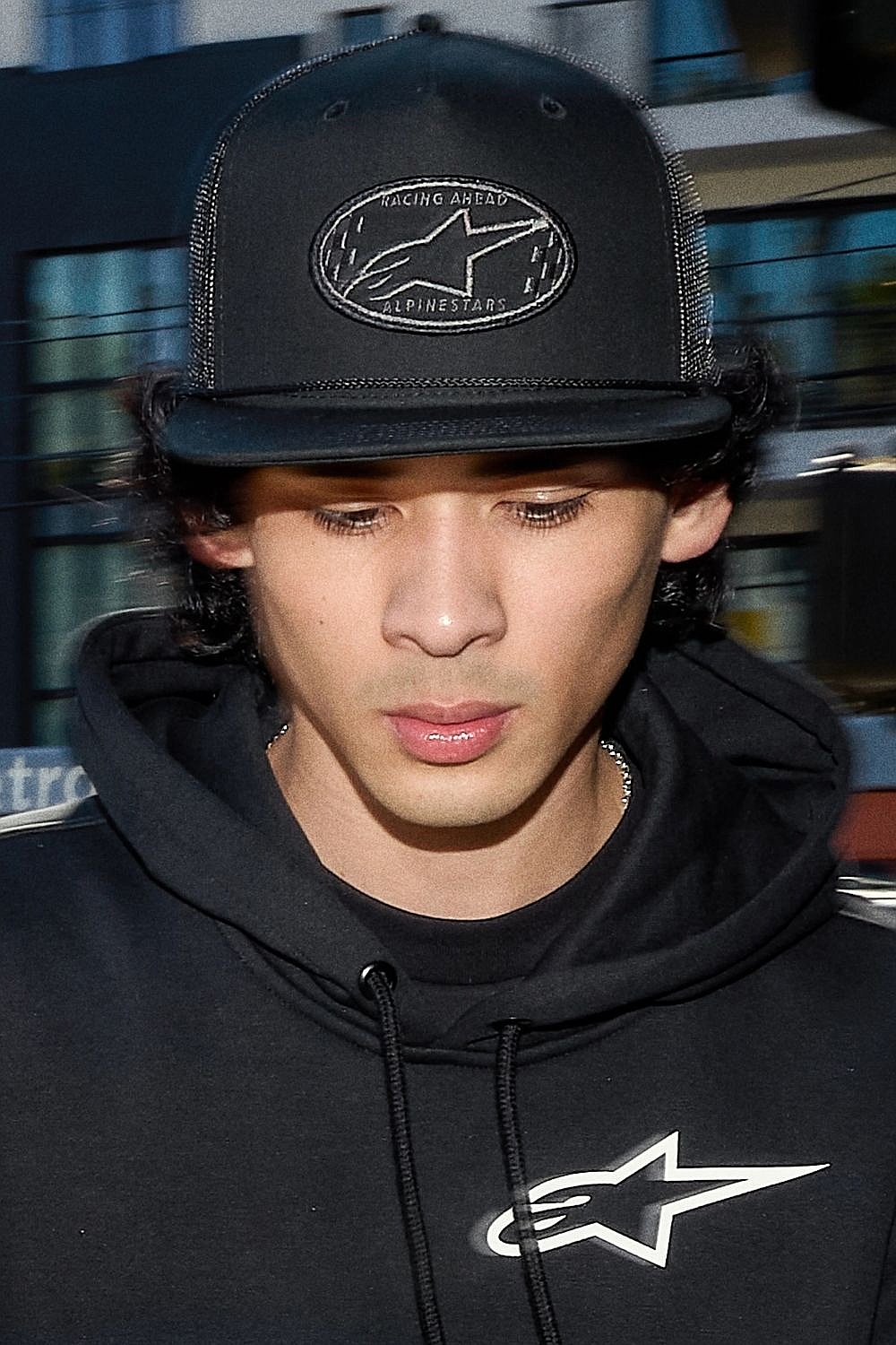 czapka z daszkiem Alpinestars Contender Trucker - Black/Black - men´s