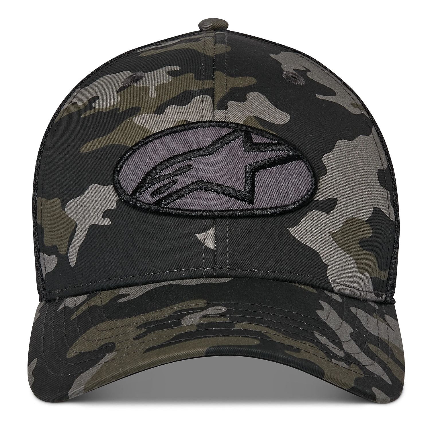 casquette Alpinestars Oblique Camo Trucker - Black/Camo/Black - men´s