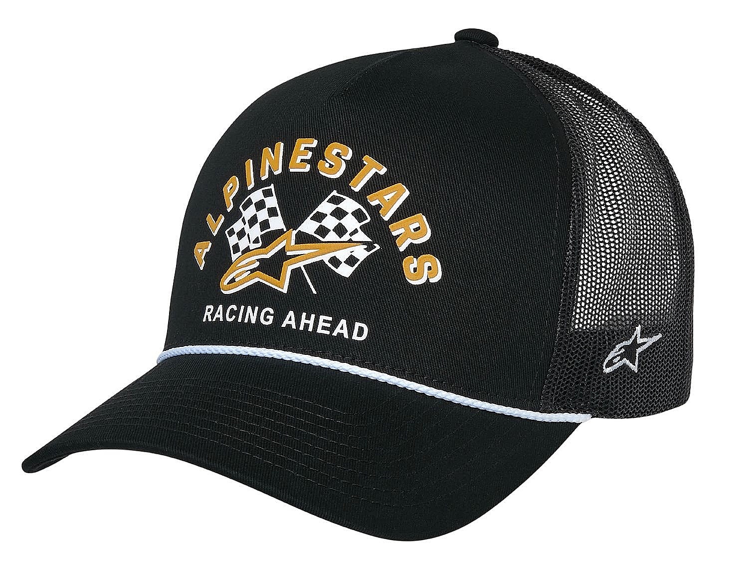 czapka z daszkiem Alpinestars Finisher Trucker - Black/Black - men´s