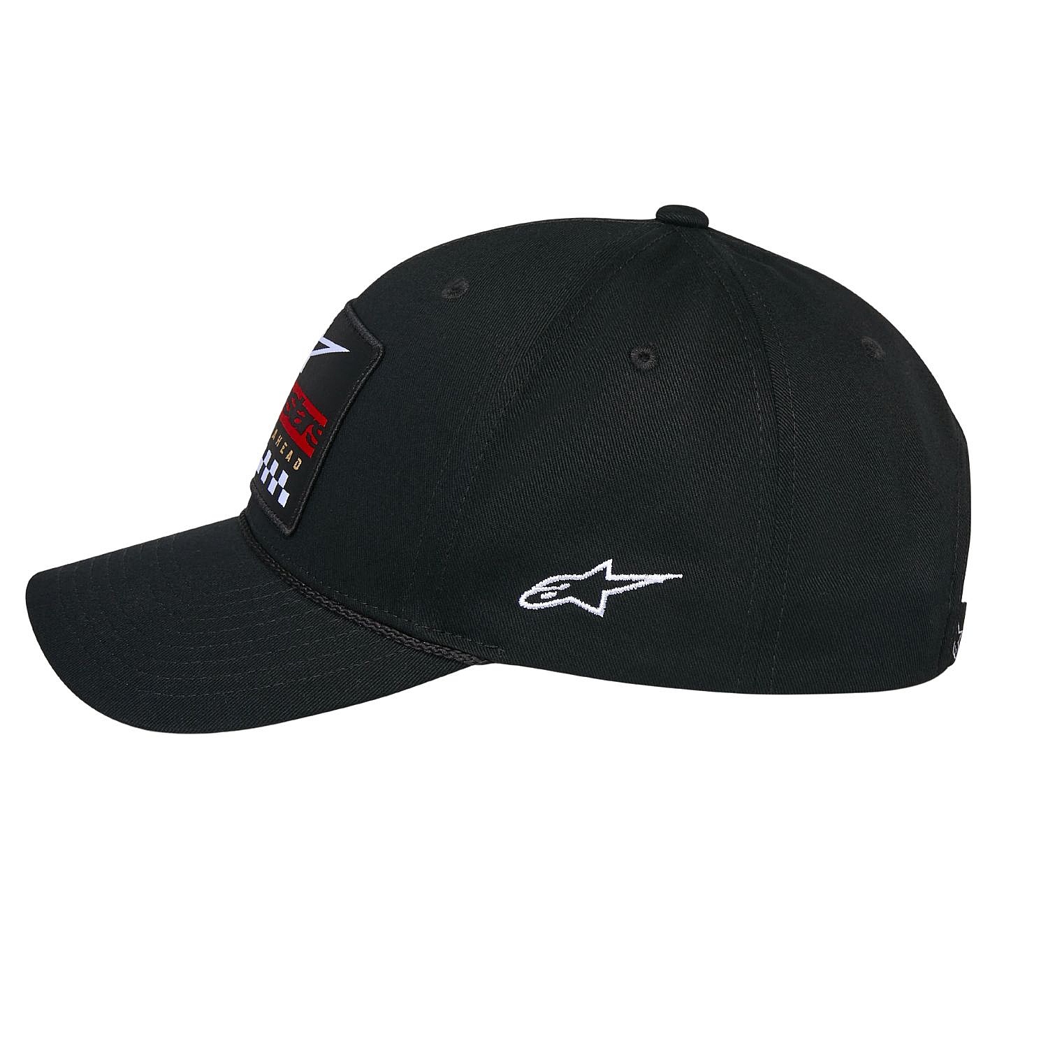 czapka z daszkiem Alpinestars Matrix Snapback - Black - men´s