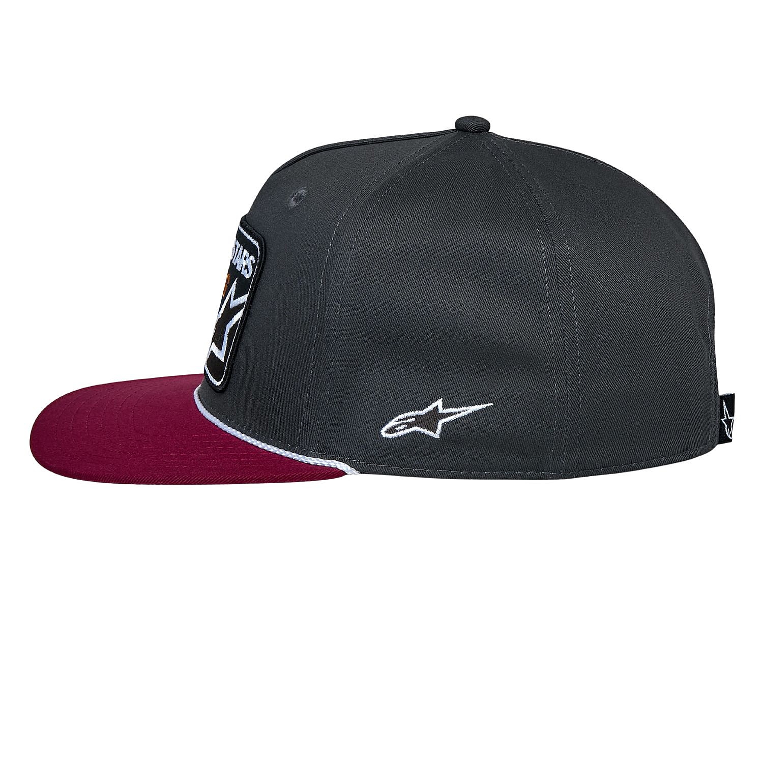 Kappe Alpinestars Intuitive Snapback - Grey/Red - men´s