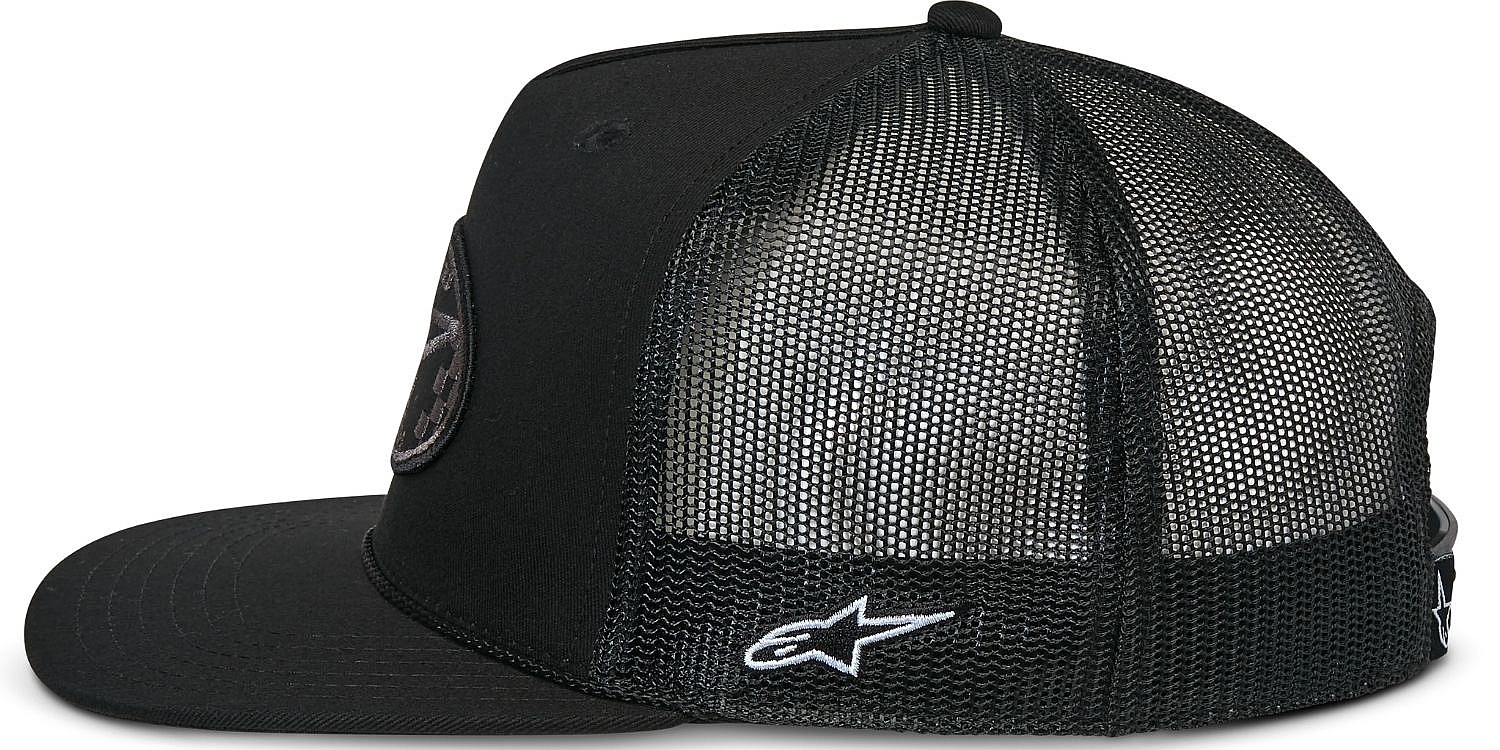 czapka z daszkiem Alpinestars Contender Trucker - Black/Black - men´s