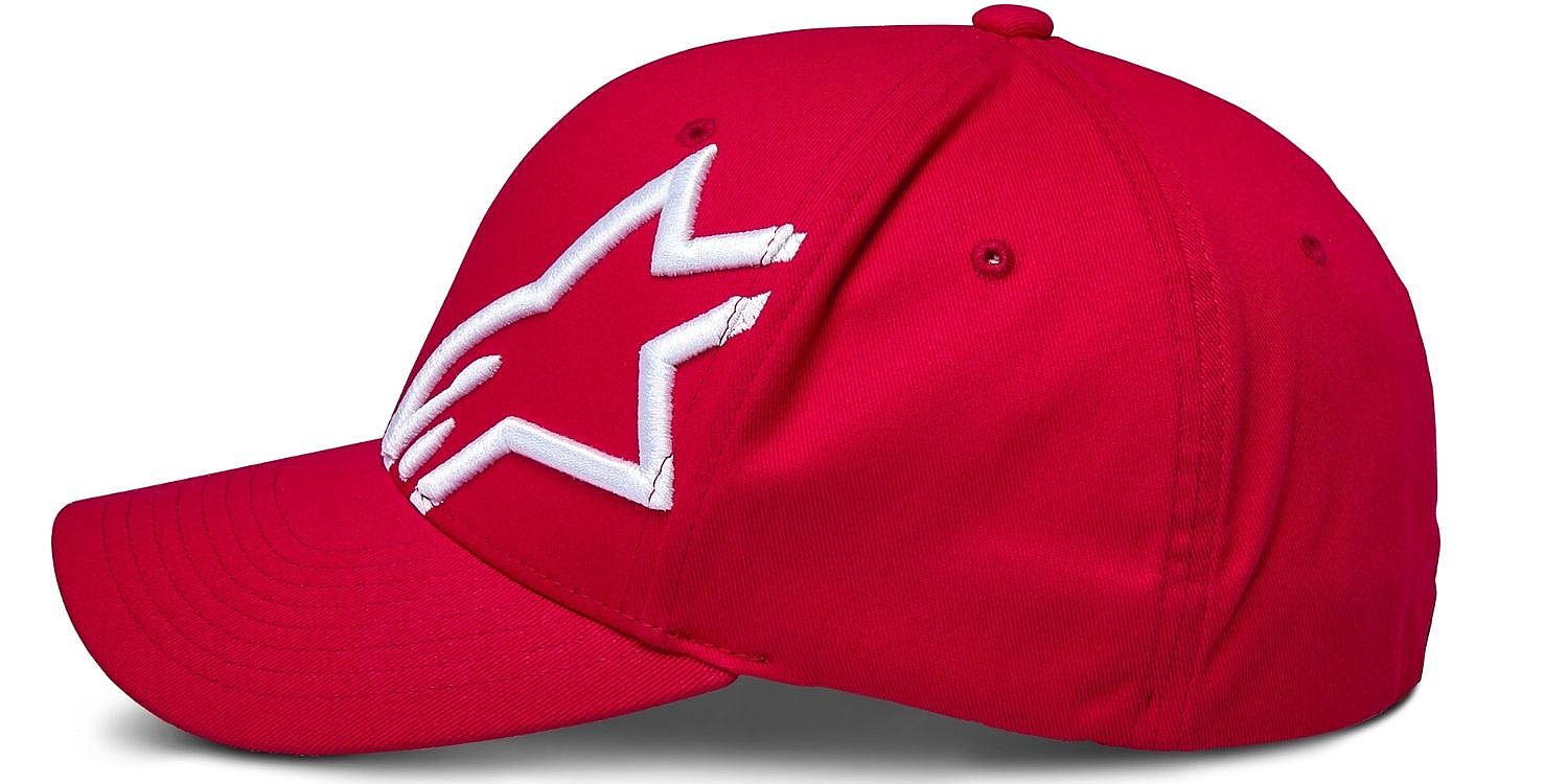 Kappe Alpinestars Corp Shift 2 Flexfit - Red/White - men´s