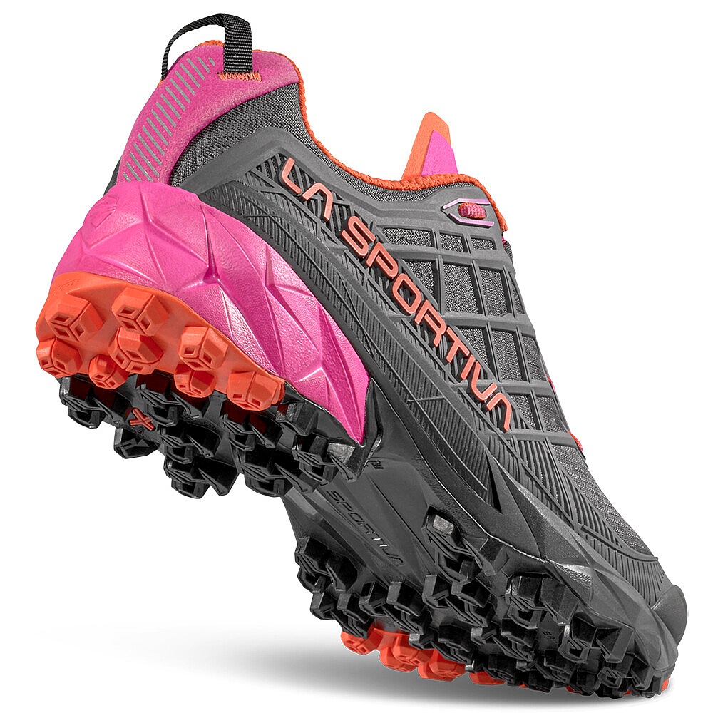 Schuhe La Sportiva Akyra II - Carbon/Cherry Tomato - women´s