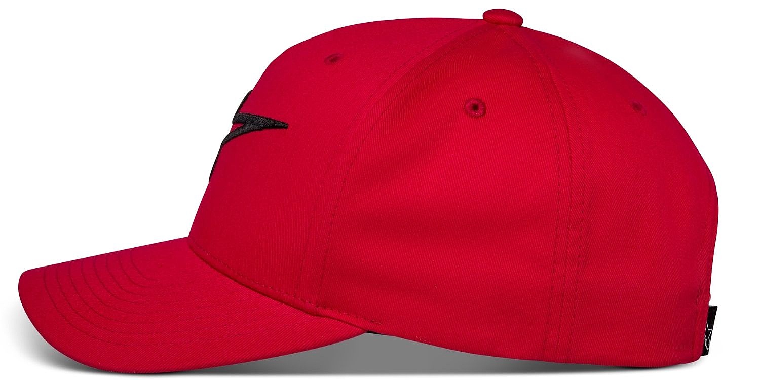 Kappe Alpinestars Ageless Snapback - Red/Black - men´s