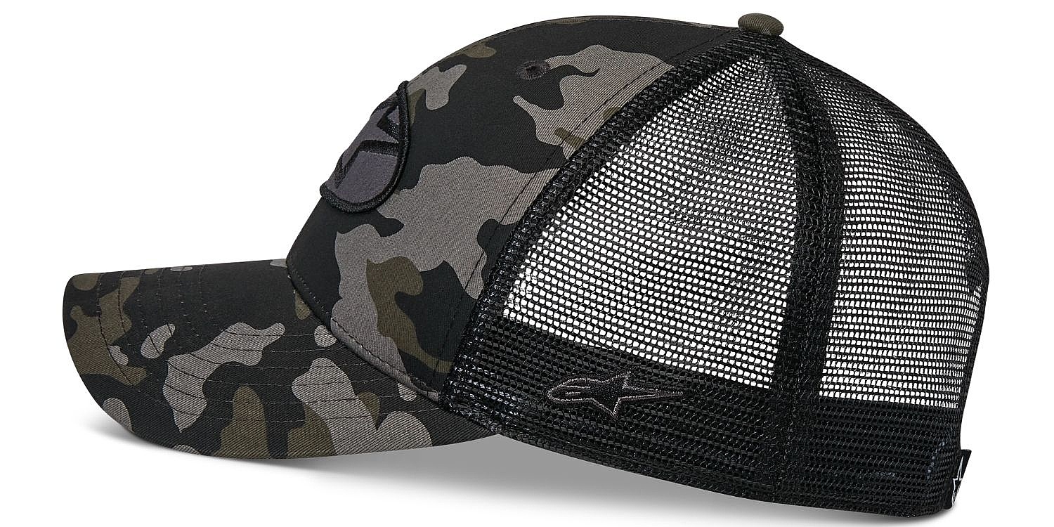 casquette Alpinestars Oblique Camo Trucker - Black/Camo/Black - men´s