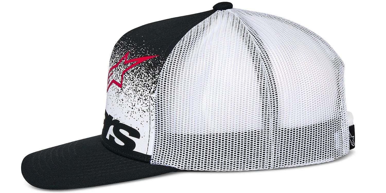 czapka z daszkiem Alpinestars Component Trucker - Black/White - men´s