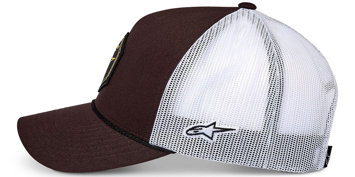Kappe Alpinestars Hexeon Trucker - Brown/White - men´s