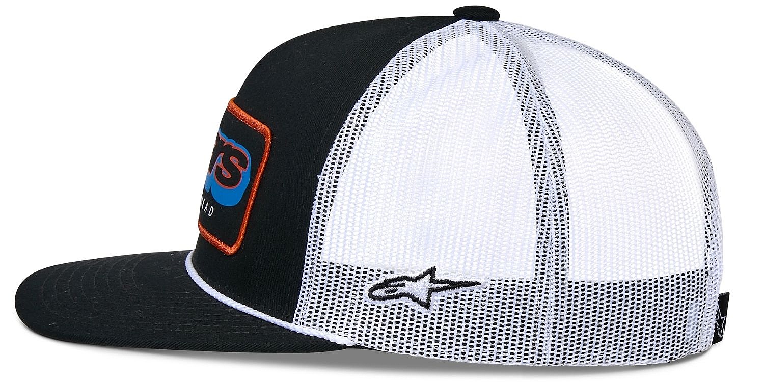 czapka z daszkiem Alpinestars Phosphor Trucker - Black/White - men´s