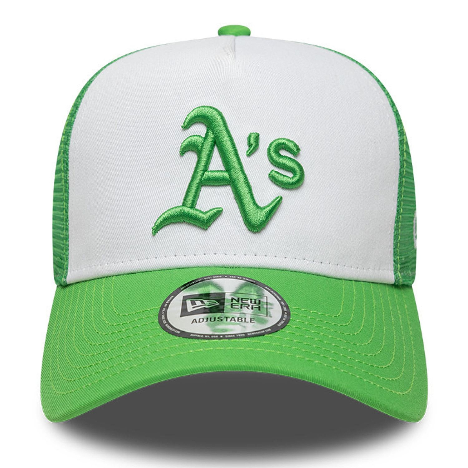 Kappe New Era 9FO AF League Ess. Trucker MLB Oakland Athletics - Middle Green/White - men´s