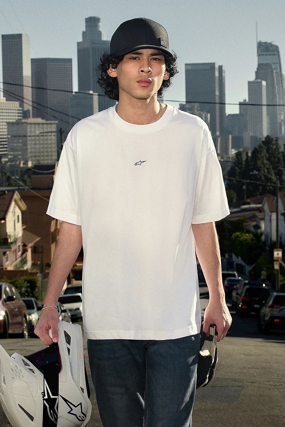 T-Shirt Alpinestars Focused Oversized CSF - White - men´s