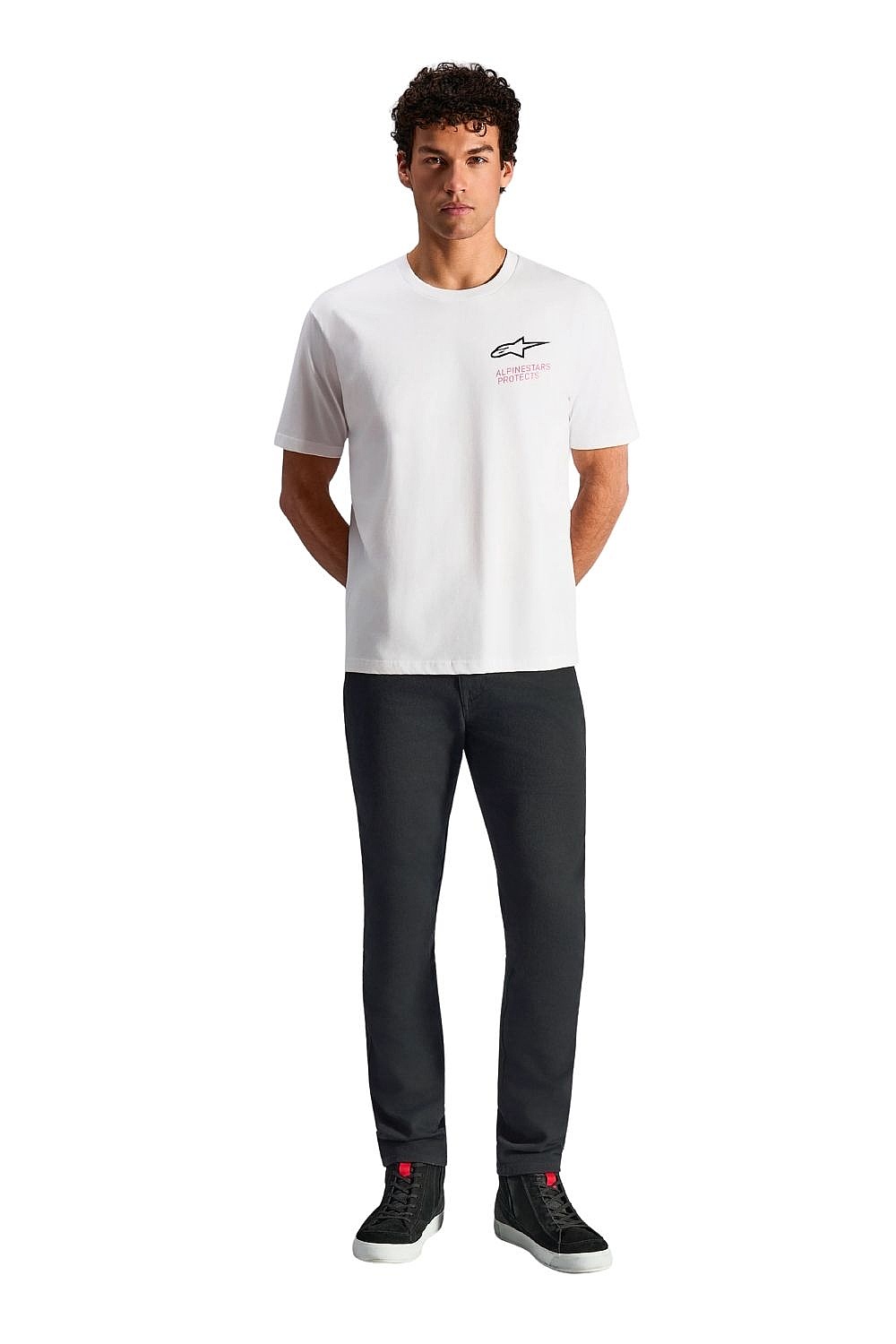 T-Shirt Alpinestars Pop Helmet CSF - White - men´s
